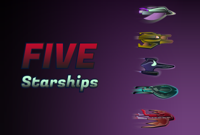Graphic - Five Starships main cover image